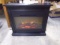Heat Surge Wood Mantel Rolling Electric Fireplace w/ Remote