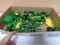 Large Group of 1:64 Scale John Deere Farm Toys