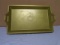 Gold Painted Wooden Serving Tray