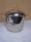 Large Myland Stainless Steel Stockpot w/ Lid