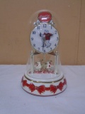 Porcelain Coca-Cola Dome Clock