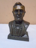 Lincoln Oil Refining Company Abraham Lincoln Metal Advertisment Statue