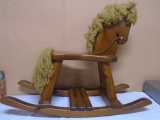 Wooden Child's Rocking Horse