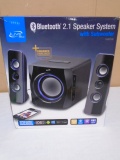 iLive Blue Bluetooth 2.1 Speaker System w/Subwoofer