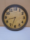 Sterling and Noble Clock Co. Round Wall Clock