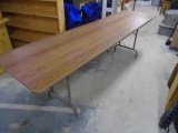 8ft Wooden Folding Table