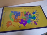50 Statehood Quarter Map