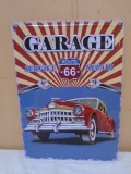 Route 66 Metal Garage Sign