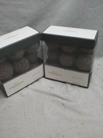 Qty. 2 Boxes of 9 Vase Filler Balls by Threshold