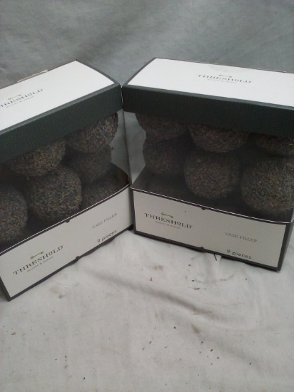 Qty. 2 Boxes of 9 Vase Filler Balls by Threshold
