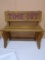 Wooden Time Out Bench