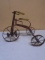 Vintage Look Metal and Wood Decorative Tricycle