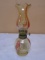 Vintage Miniature Glass Oil Lamp