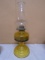 Vintage Glass Oil Lamp