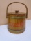 Vintage Putney Vermont-Basketville Wooden Cookie Jar