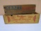 2 Antique Wooden Cheese Boxes