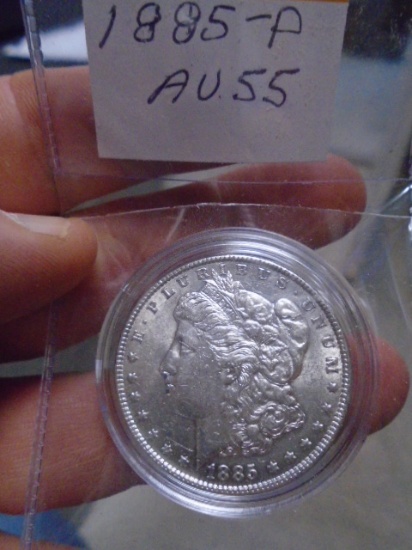 1885 P Mint Morgan Silver Dollar
