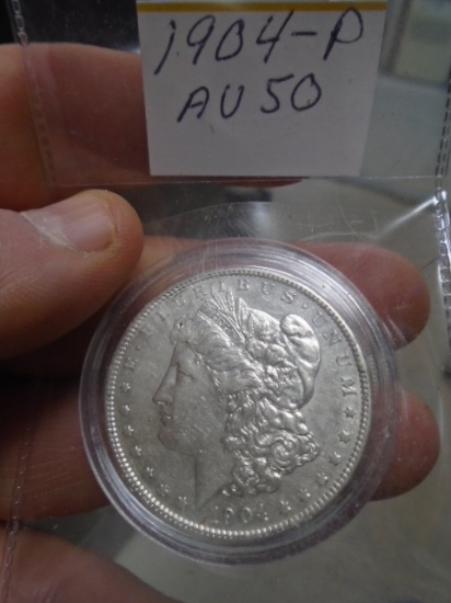 1904 P Mint Morgan Silver Dollar