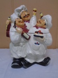 Three Chef Guys Cookie Jar