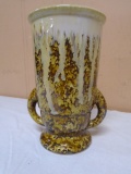 Beautiful Art Pottery Double Hand Vase