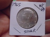 1965 Silver Kennedy Half Dollar
