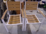 (2) Matching Like New All Weather Outdoor Chairs
