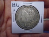 1883 S Mint Morgan Silver Dollar