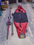 Set of Salomon Eqmipe 8100 Ski's & 2 Sets of Poles