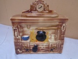 Vintage McCoy USA Fireplace Cookie Jar