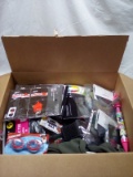 Box of Misc. (toys, clothing, facemask, grill utensils, etc.)