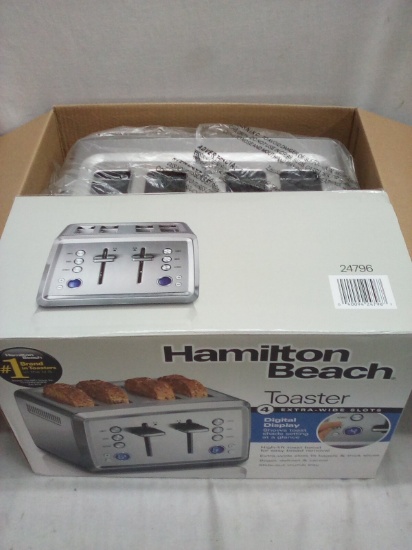 Hamilton Beach 4 Extra-wide Slot Toaster w/ Digital Display