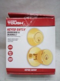 Hyper Tough Keyed Entry Doorknob and Deadbolt