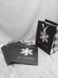 12 “Let It Snow” Gift Bags