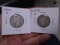 1903 O Mint & 1909 D Mint Silver Barber Quarters