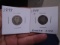 1899 and 1908 S-Mint Silver Barber Dimes