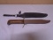 Large Wood Handled Bowie Knife w/ Leather Sheave