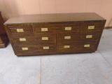 Beautiful Solid Wood 7 Drawer Dresser w/ Dove Tailed Drawer