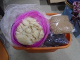 Large Tote of Assorted Alpaca Fiber