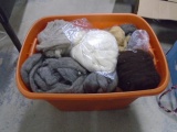 Large Tote of Assorted Alpaca Fiber