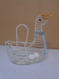 Coated Metal Wire Chicken Egg Basket