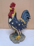 Patriotic Chicken Statue