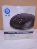 Onn Portable AM/FM CD Boom Box