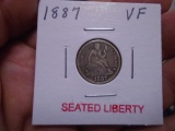 1887 Seated Liberty Dime