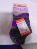 6 Brand New Pair of Ladies Wilson No Show Socks