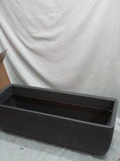 30”x10”x10” Composite Grey Planter Box