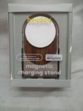 heyday Magnetic Charging Stand Holds Phones at Reading Angle on Desktop