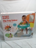 Bright Stars Zig Zag Zebra Fold Flat Musical Walker