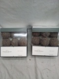 Two Packs of 2” Ball Vase Fillers 9 pieces per pack