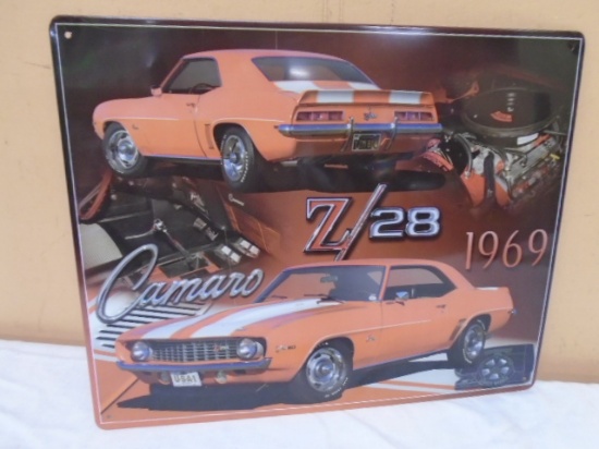 1969 Camaro 2/28 Metal Sign
