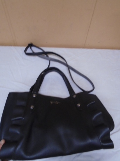 Ladies Black Leather Jessica Simpson Purse